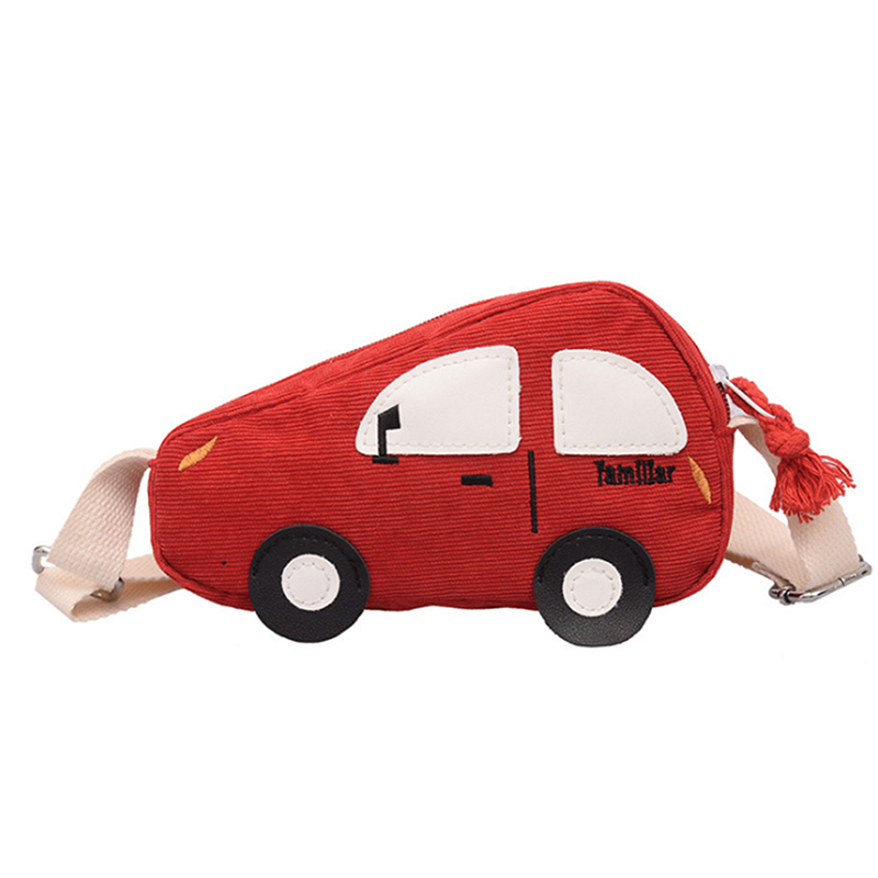 Car Accessories For Boys - Cartoon Car Mini Crossbody Coin Purse
