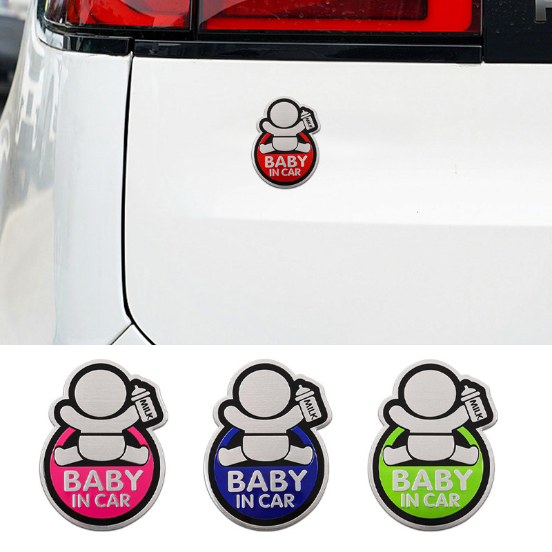 Car Accessories Sticker - High-quality Modification 3D Metal Aluminum Alloy
