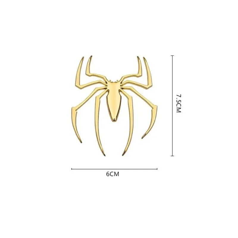 3D metal car stickers, spider  - Car Accessories Sticker review and price