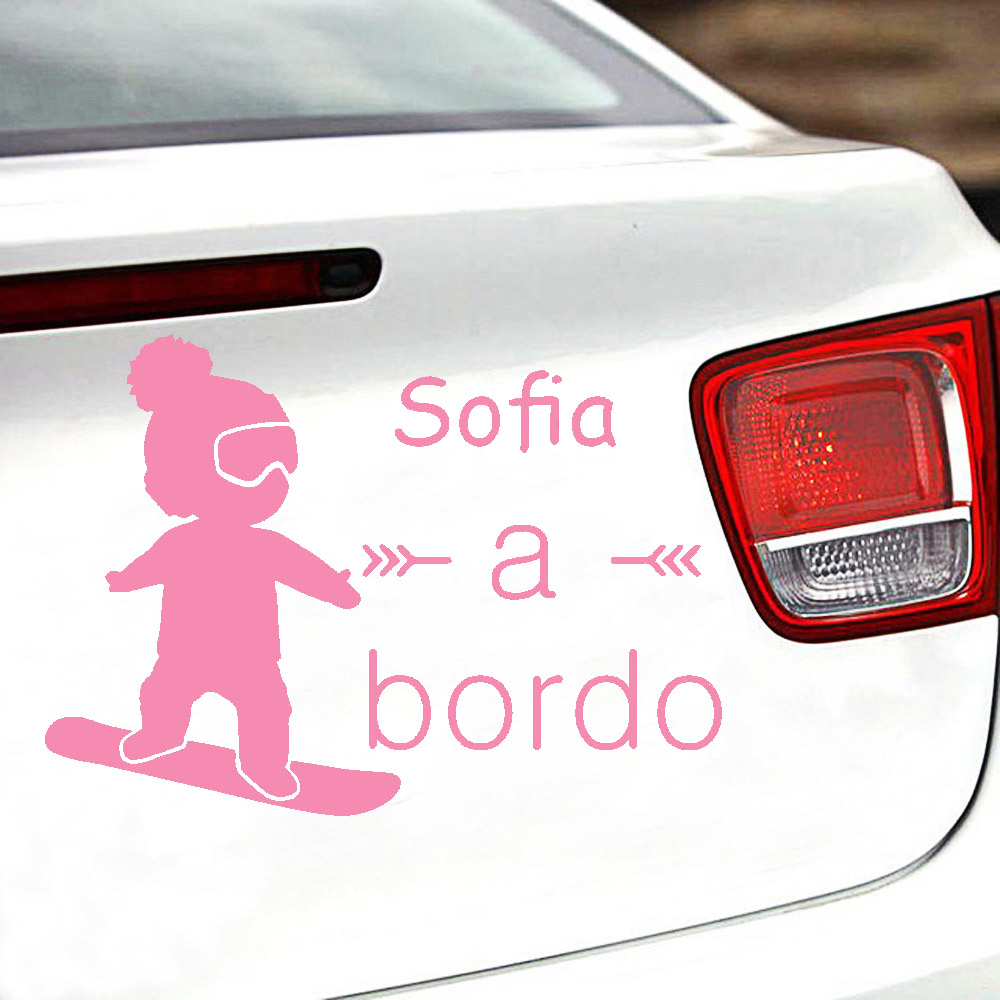 1pc Vinyl baby a bordo colorfu - Car Accessories Sticker review and price