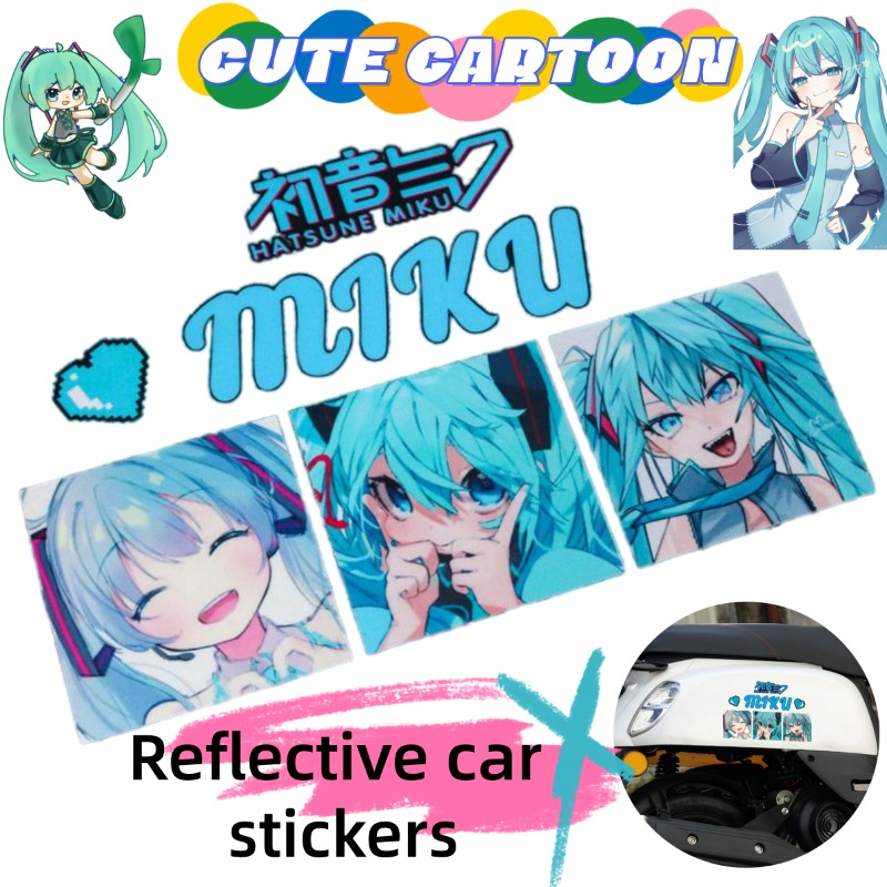 2026 New Creative Hatsune Miku - Car Accessories Sticker review and price