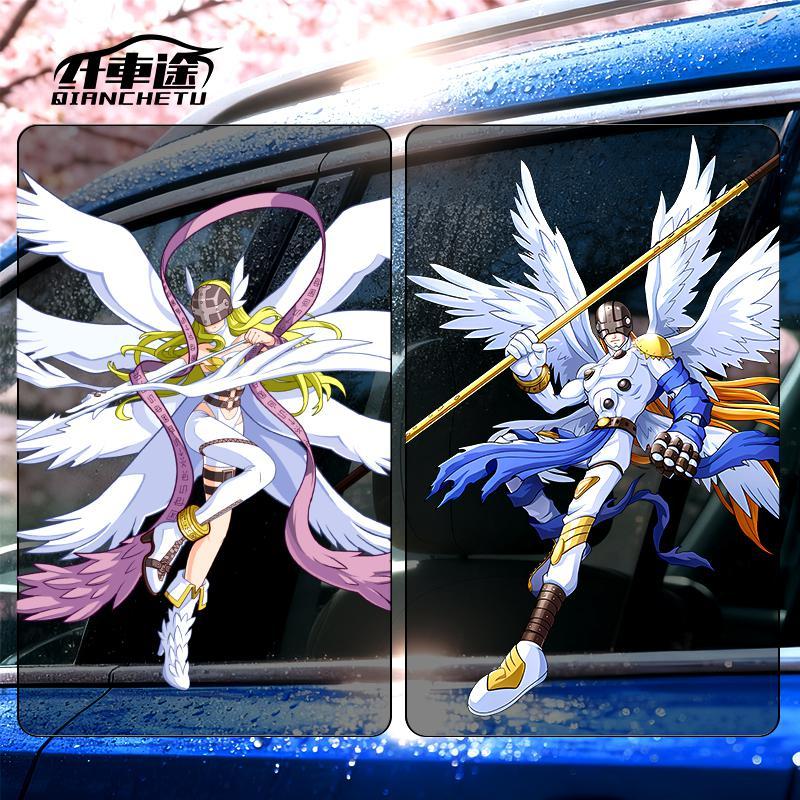Digimon Car Sticker Cute Fashi - Car Accessories Sticker review and price