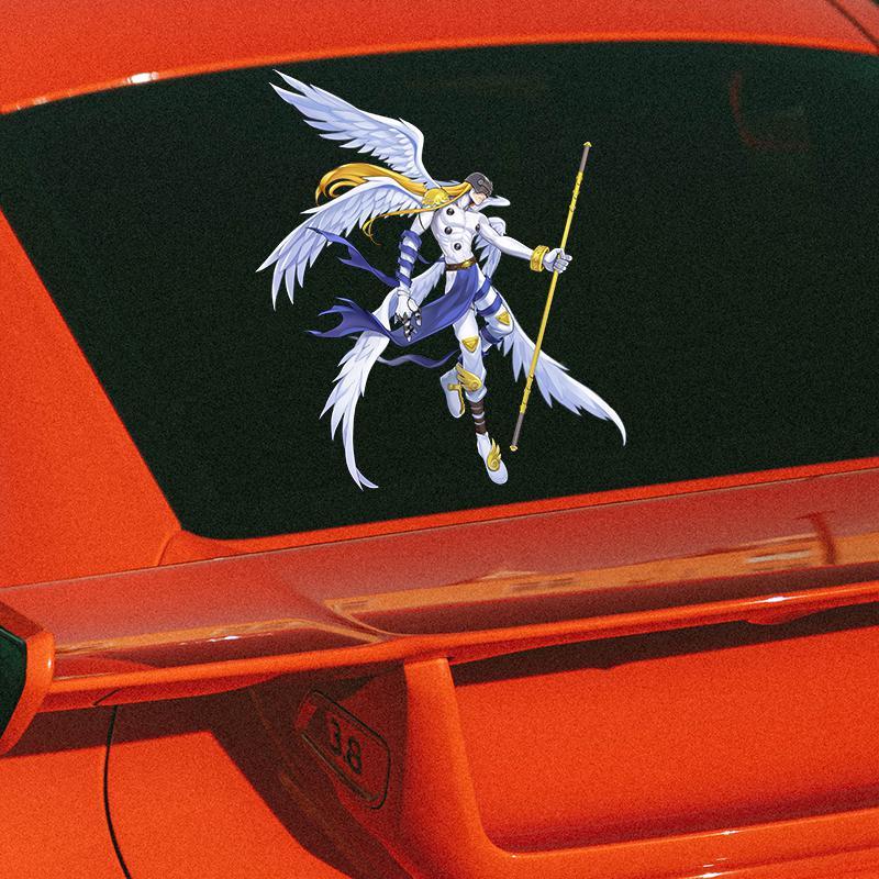 Digimon Car Sticker Cute Fashi - Car Accessories Sticker review and price
