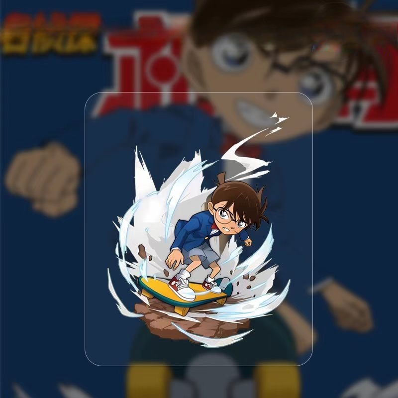 Detective Conan Cartoon Skateb - Car Accessories Sticker review and price