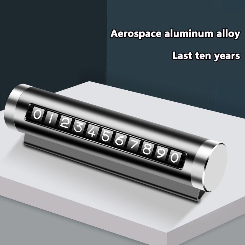 Metal Car Temporary Parking Ca - Car Accessories Sticker review and price