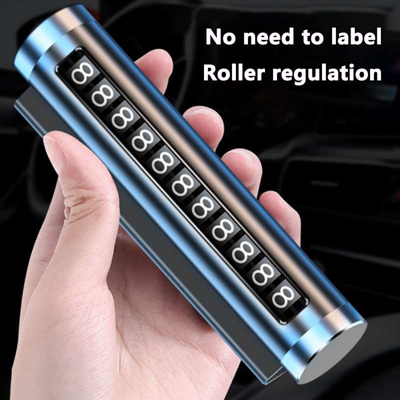 Metal Car Temporary Parking Ca - Car Accessories Sticker review and price